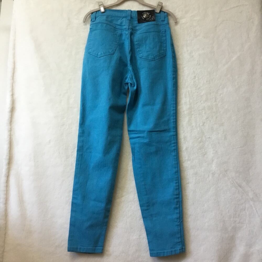 Versace Jeans Couture Bright Blue Stretch Denim Jeans - Picture 5 of 11